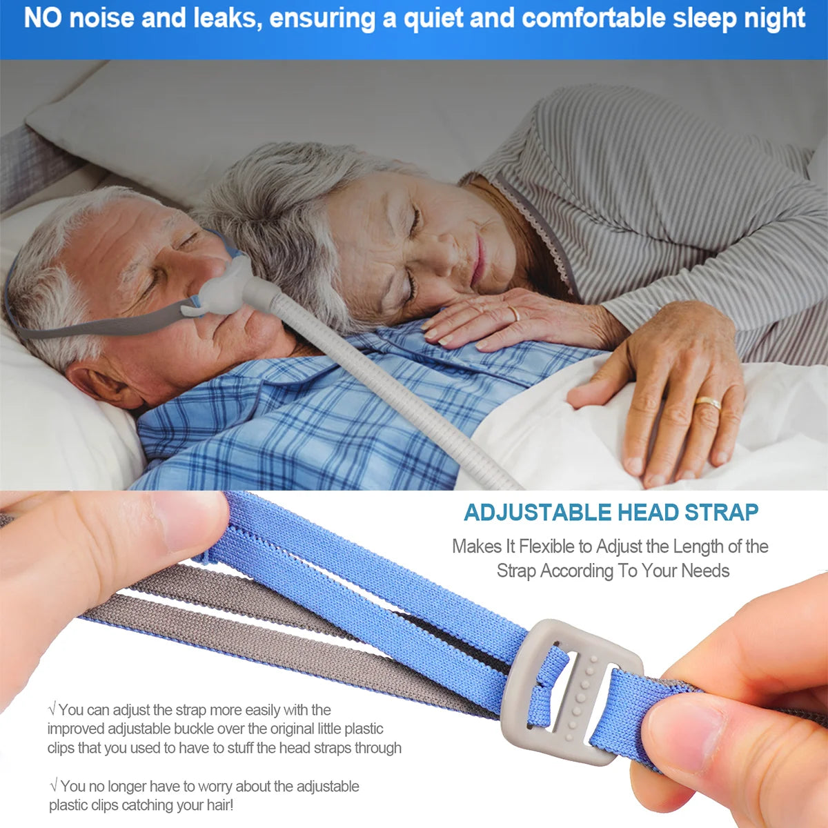 AirFit P10 Nasal Pillow CPAP Mask – Compatible with ResMed S9 & S10 AirSense 10