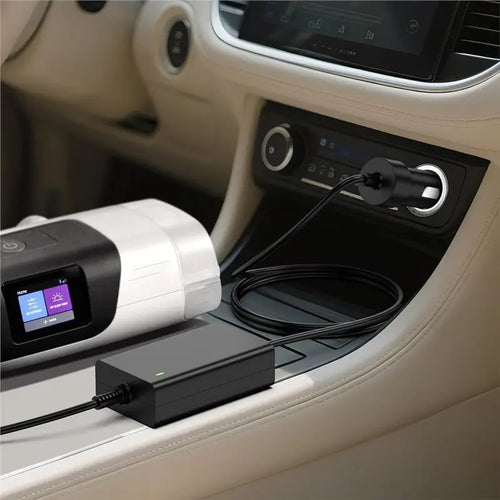 12V–24V DC Car Charger for ResMed AirSense™ 11 & AirMini™ – 65W CPAP Power Adapter