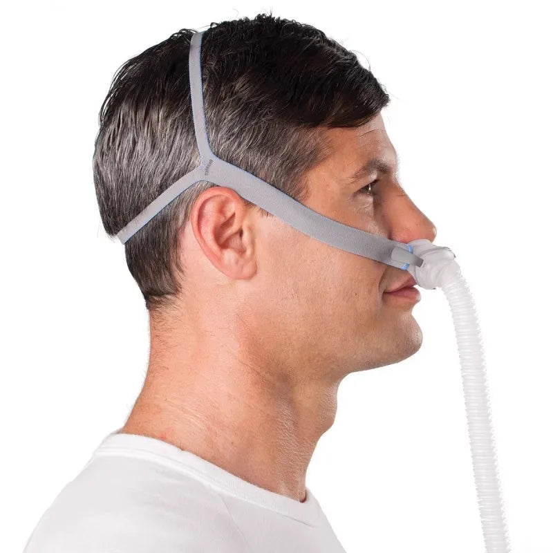 ResMed AirFit P10 Nasal Pillow CPAP Mask – Auto & BiPAP Compatible (S/M/L Cushions Included)