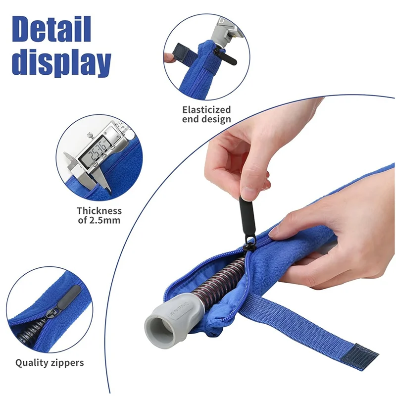 6.3 FT CPAP Hose Cover Compatible with ResMed ClimateLineAir – Insulated Tube Wrap for AirSense 10 & 11