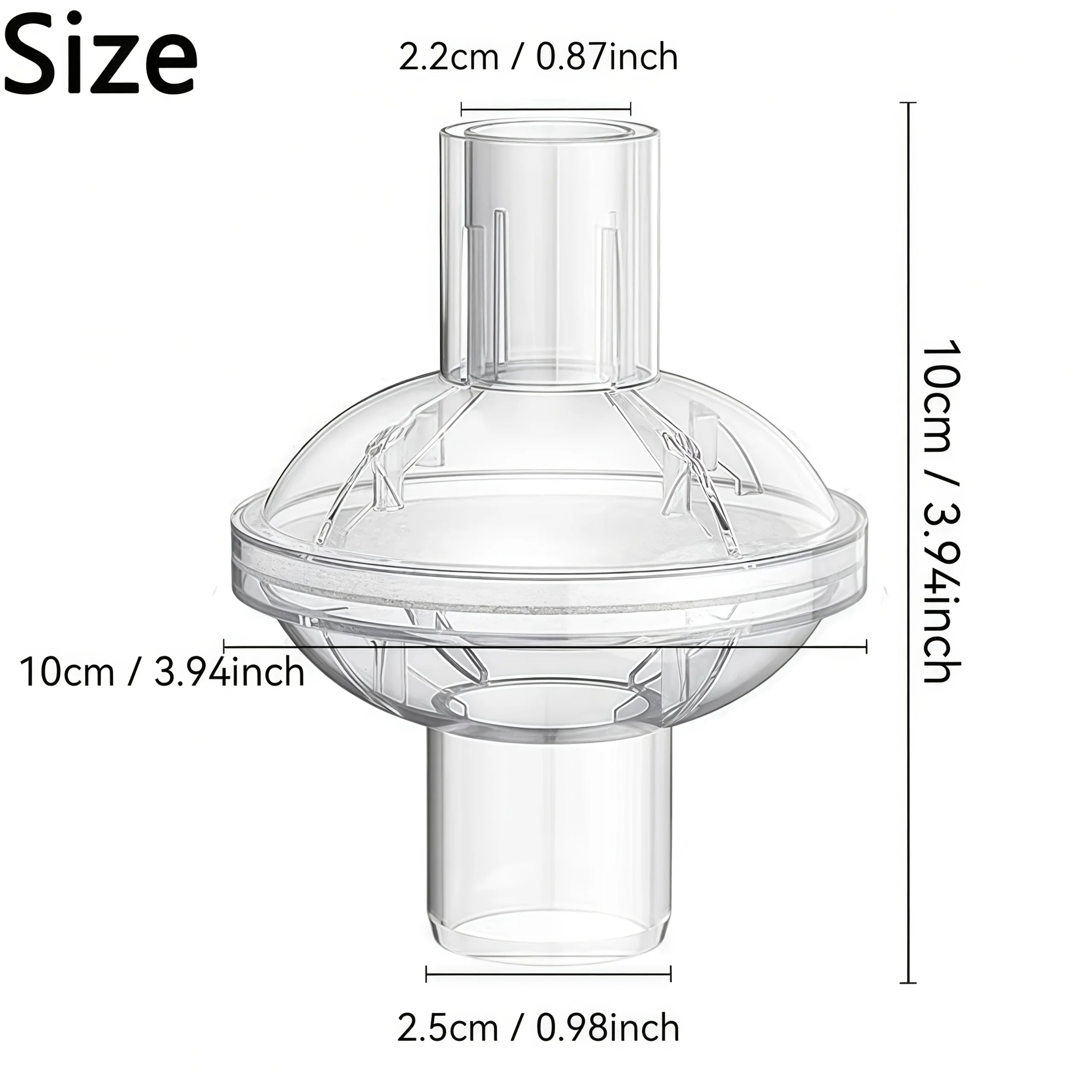 Inline CPAP Filters – Universal 22mm & 25mm Compatible Filters for CPAP Machines