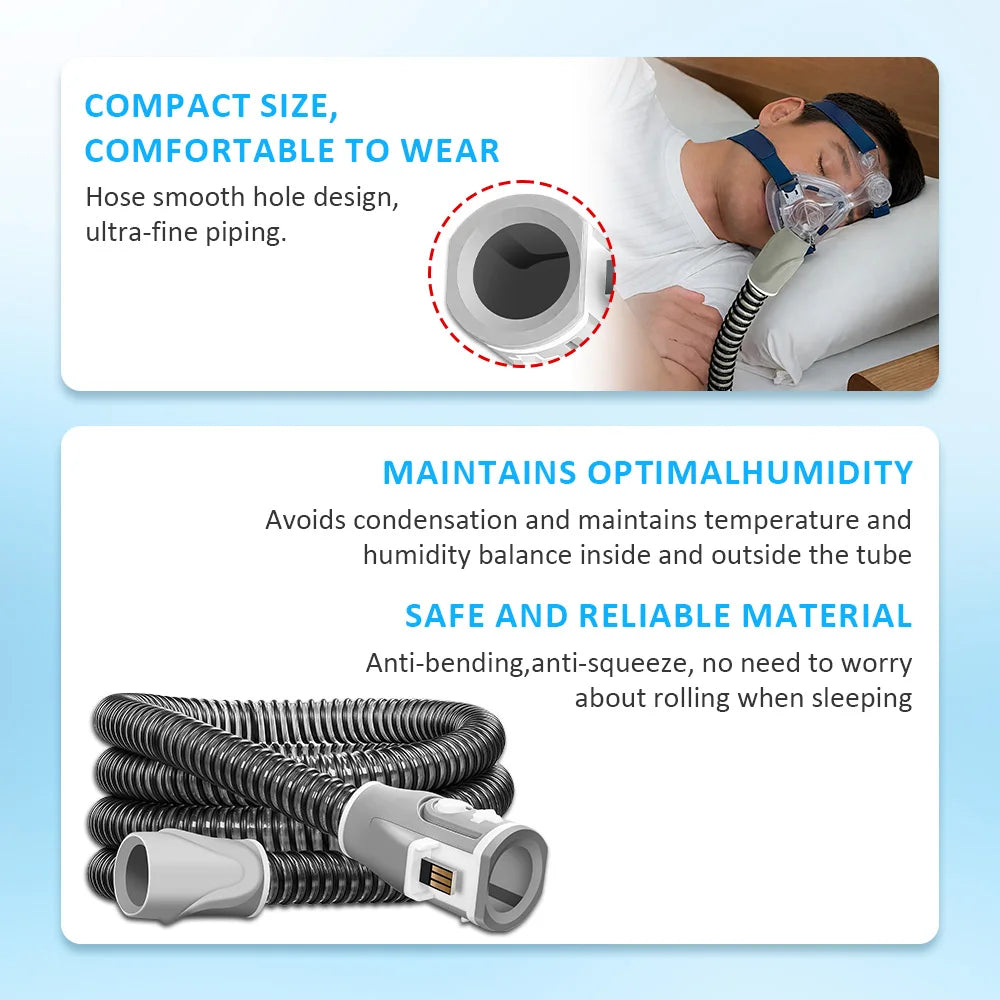 ClimateLine Heated CPAP Tube for ResMed AirSense 10 & AirCurve 10 – 6 ft Replacement Hose