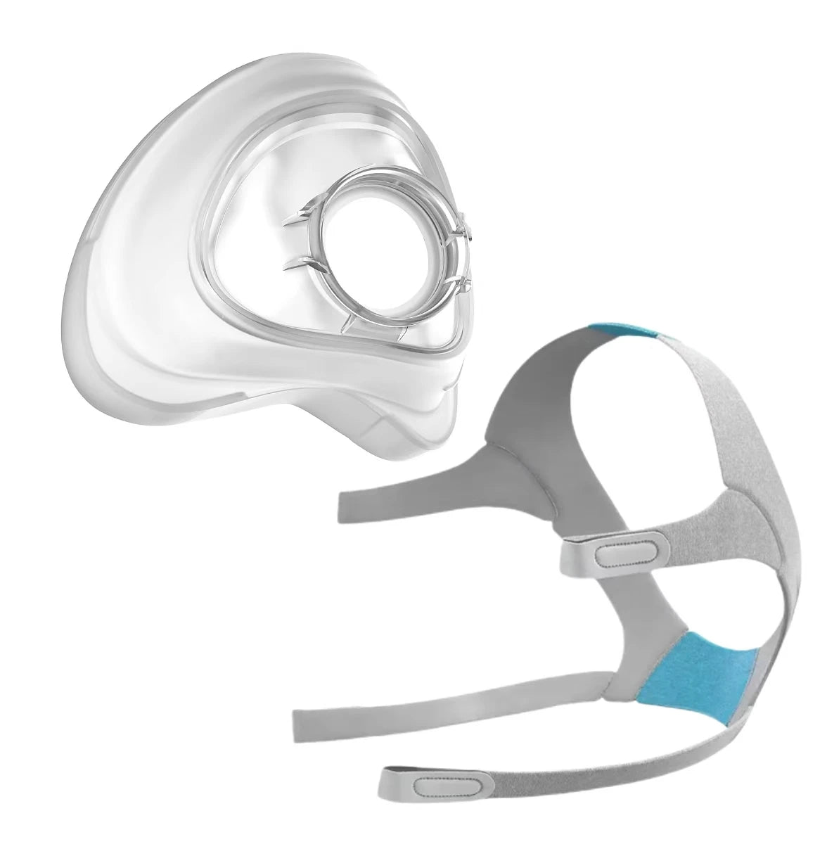 N20 Nasal CPAP Mask with Headgear – Compatible with ResMed AirFit N20 (Silicone, Soft Seal)