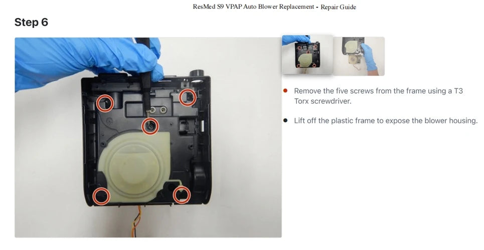 Resmed Airsense 10 - Motor Pump Replacement - Compatible with Resmed S10 Resmed S9