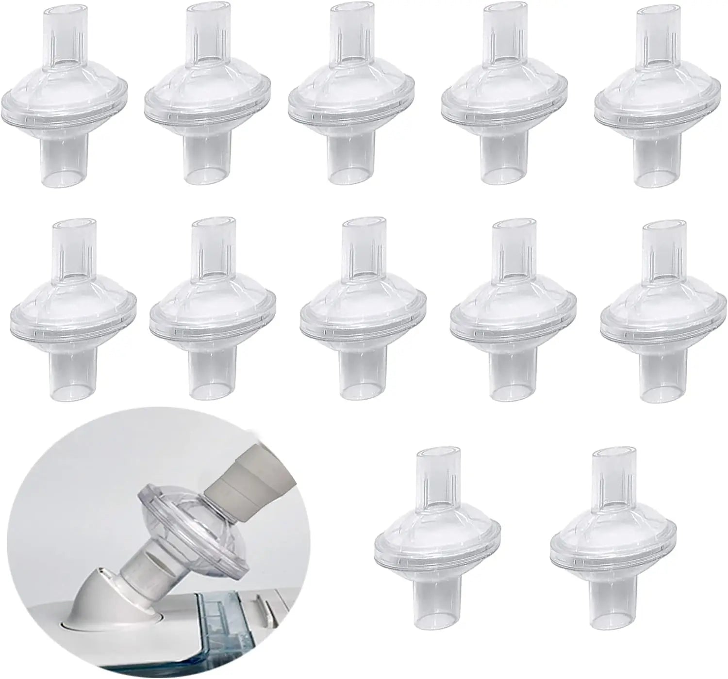 Inline CPAP Filters – Universal 22mm & 25mm Compatible Filters for CPAP Machines
