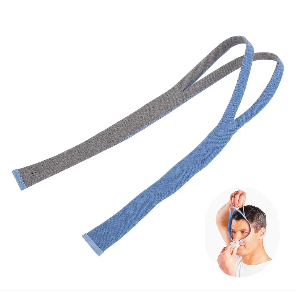 Replacement Headgear Strap for AirFit P10 Nasal Pillow CPAP Mask – Adjustable Elastic Strap with Clips