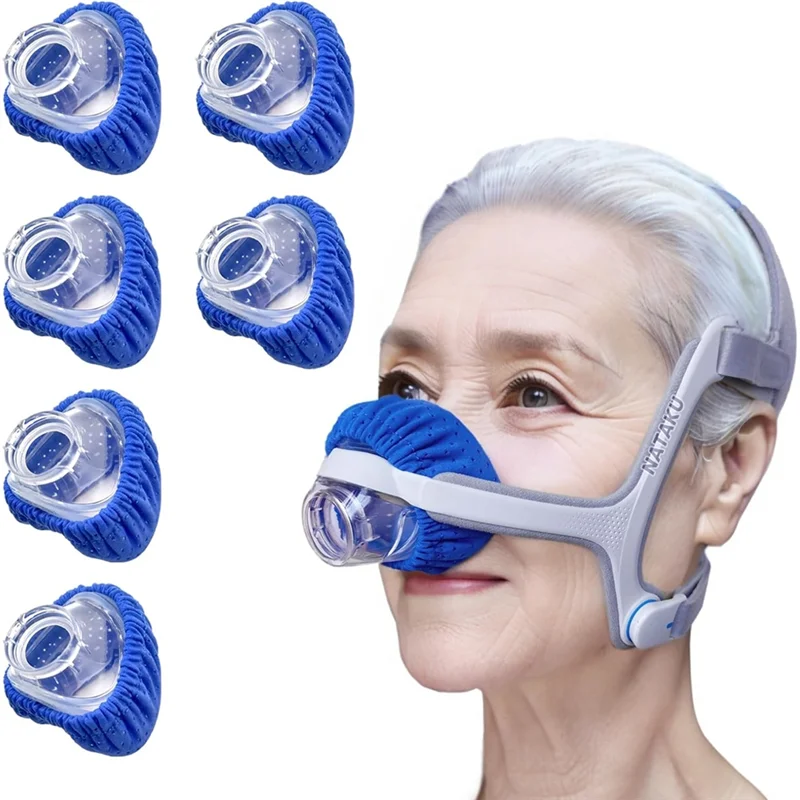 6-Pack Washable CPAP Nasal Mask Liners – Breathable Cushion Covers for N20 & Similar Nasal Masks