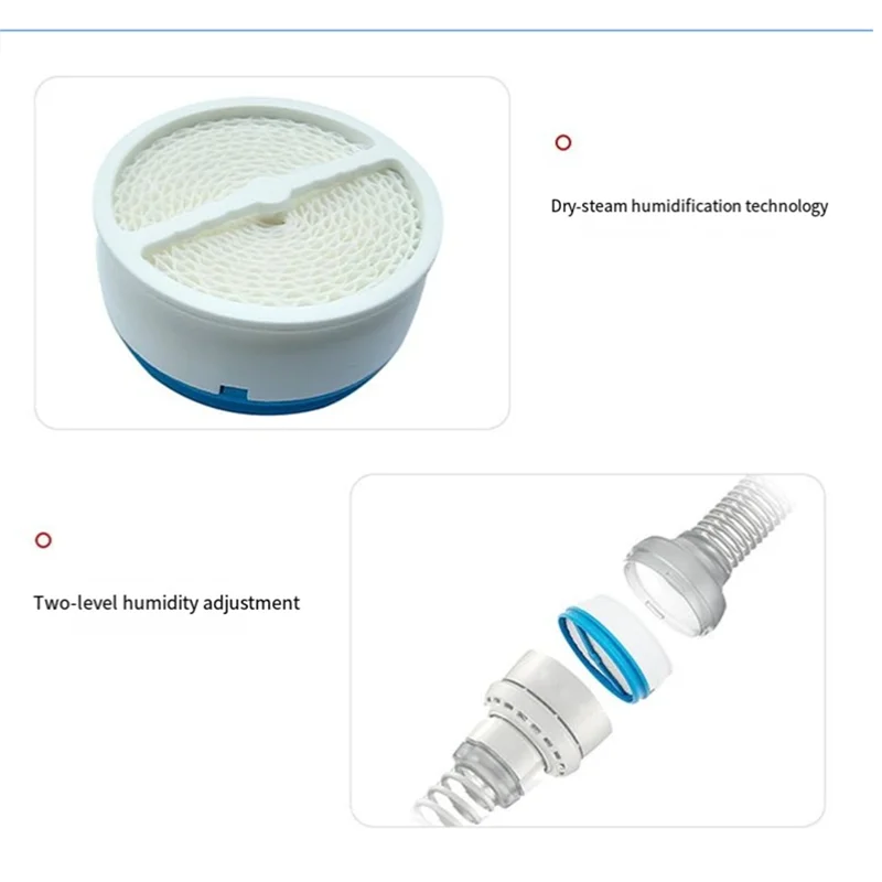 MOPHE-6Pcs Humidx Plus Replacement Cartridges For Resmed Airmini Humidx Enhances Comfort & Humidity Control CPAP Machine
