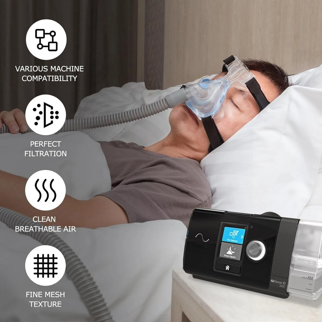 30-Pack Universal CPAP Filters – Compatible with ResMed AirSense 10, AirCurve 10 & S9 Series