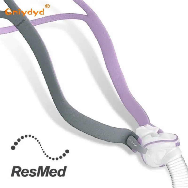 CPAP Elastic Headband for AirFit P10 Nasal Pillow Mask – Adjustable Replacement Strap with Clips