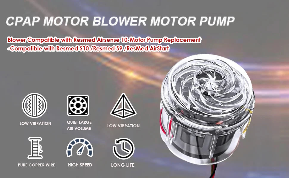 Resmed Airsense 10 - Motor Pump Replacement - Compatible with Resmed S10 Resmed S9