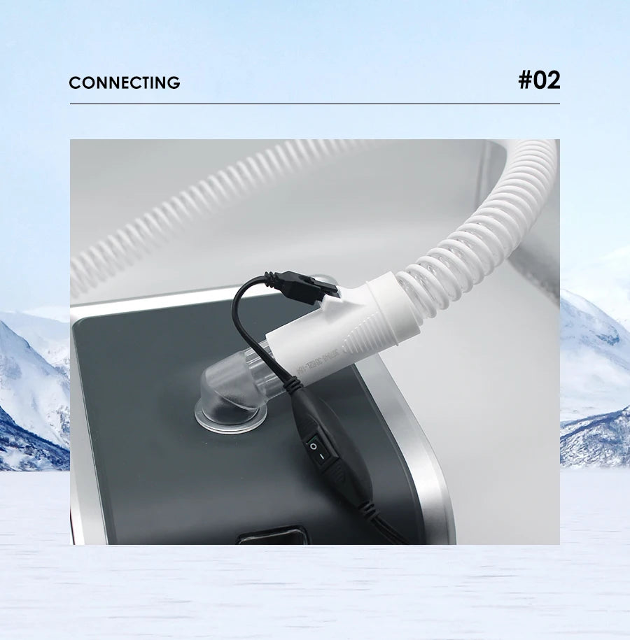 70” (1.8m) Heated CPAP Tube – Universal 22mm Hose for BMC, ResMed & Philips Machines