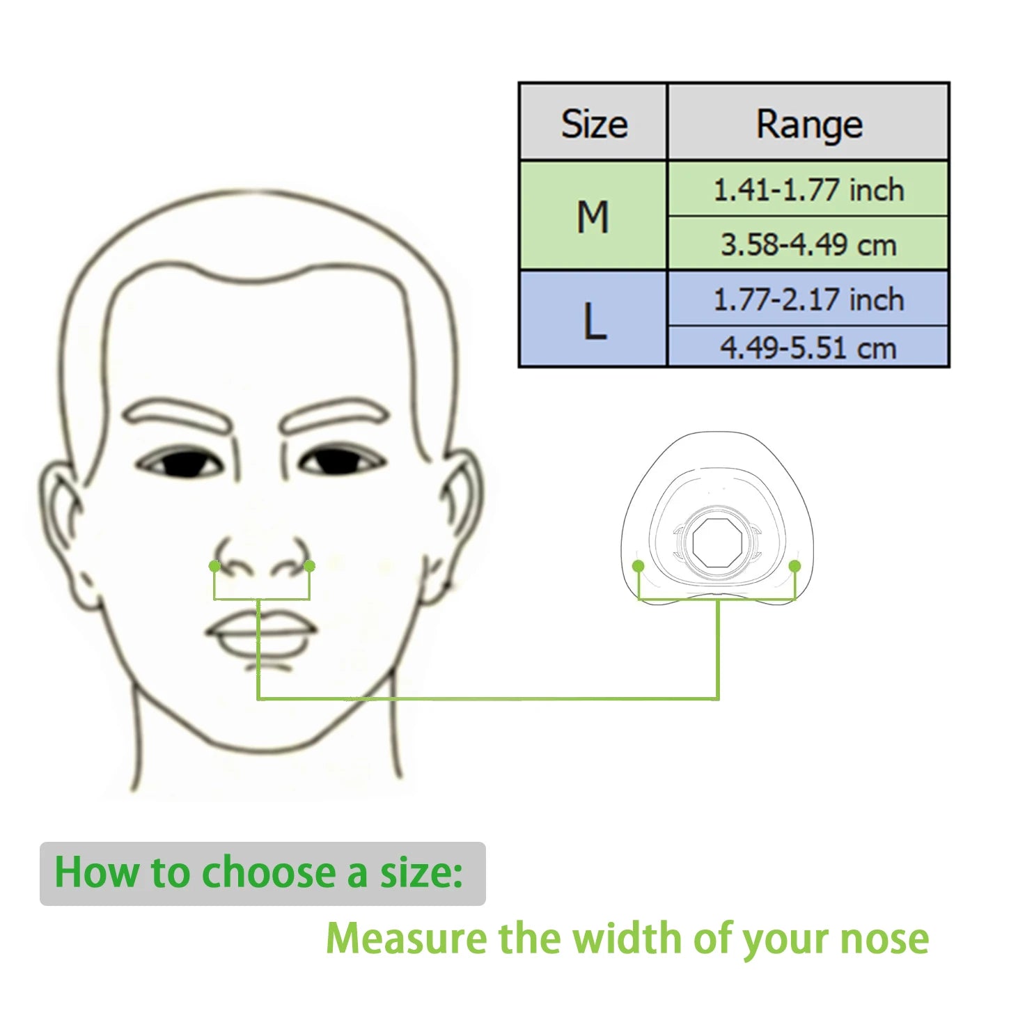 N20 Nasal CPAP Mask with Headgear – Compatible with ResMed AirFit N20 (Silicone, Soft Seal)