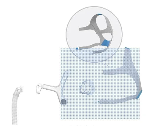Replacement Headgear Strap for AirFit F20 & N20 – Adjustable CPAP Mask Headband (Universal Fit)