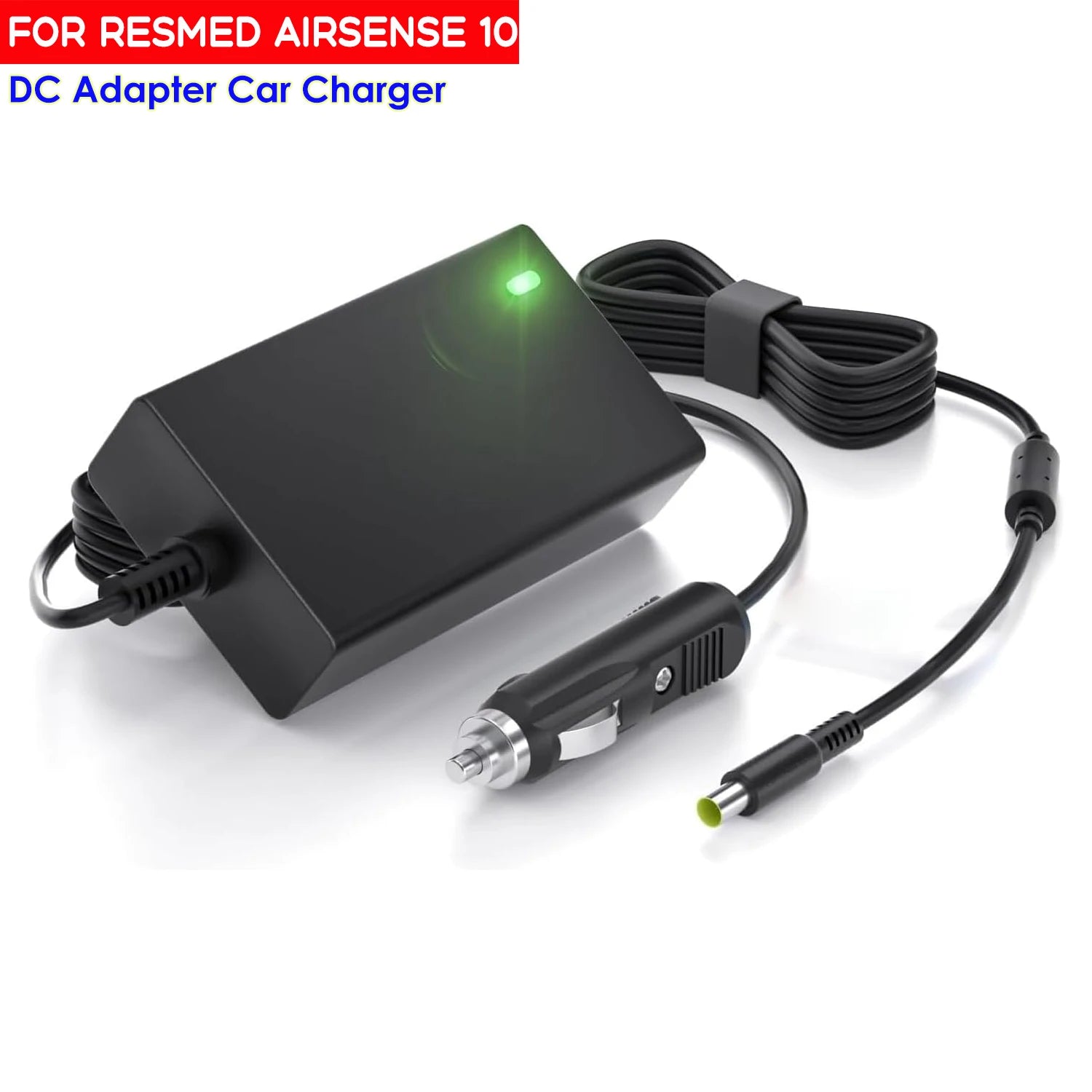 DC Converter & Power Adapter for ResMed AirSense™ 10 & 11 – 12V to 24V CPAP Car & Home Charger (65W / 90W)