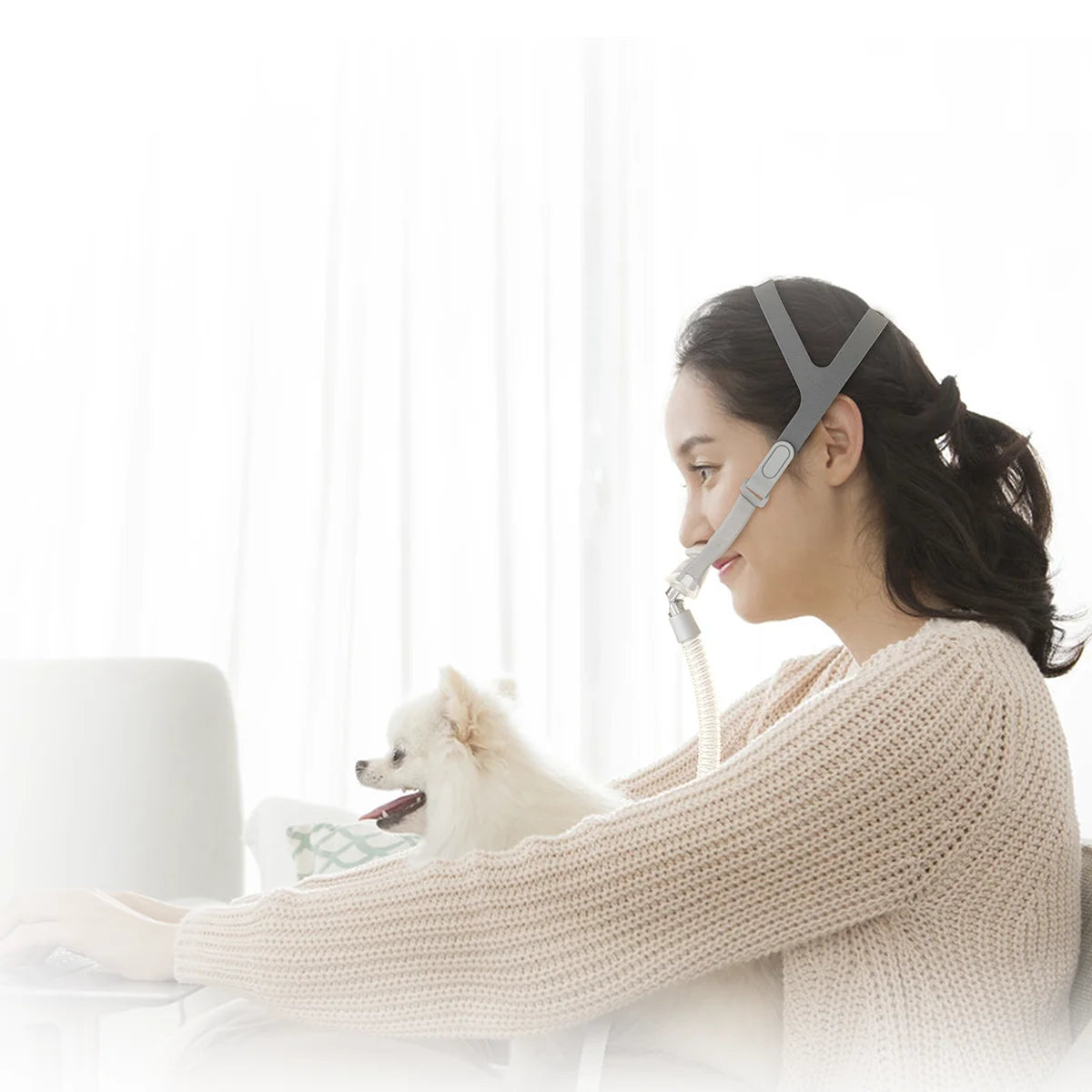 AirFit P10 Nasal Pillow CPAP Mask – Compatible with ResMed S9 & S10 AirSense 10