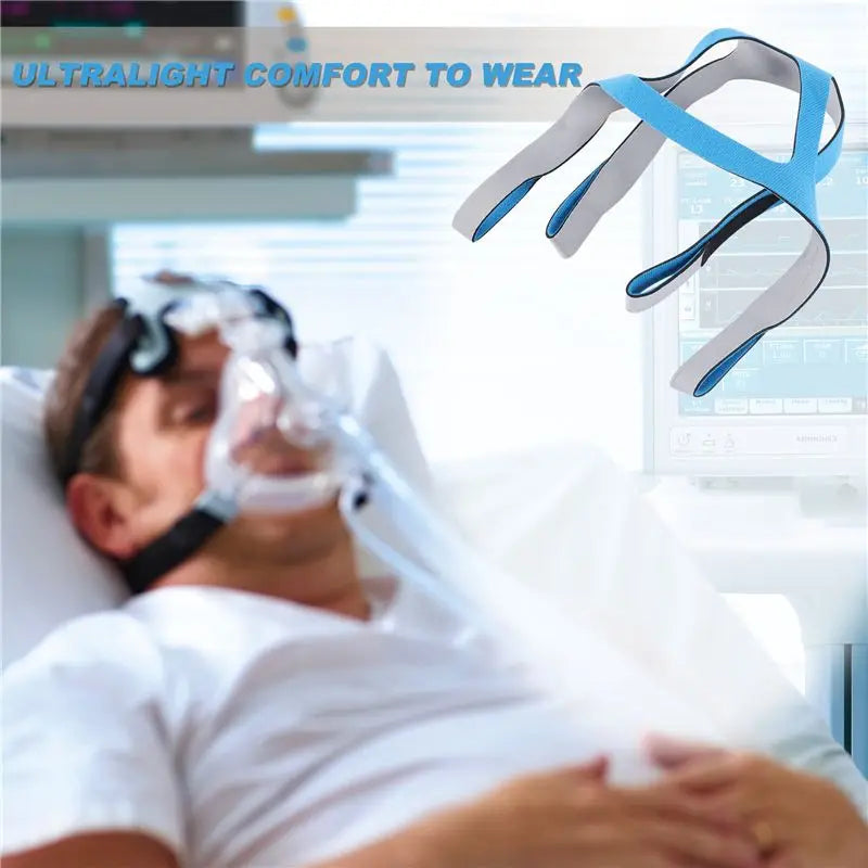 Universal Resmed CPAP Headgear Replacement Strap – Adjustable Ventilator Headband (Approx. 70cm)