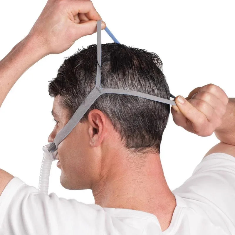 ResMed AirFit P10 Nasal Pillow CPAP Mask – Auto & BiPAP Compatible (S/M/L Cushions Included)
